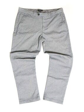TED BAKER LONDON Men's 34R Grey Business Casual Trousers